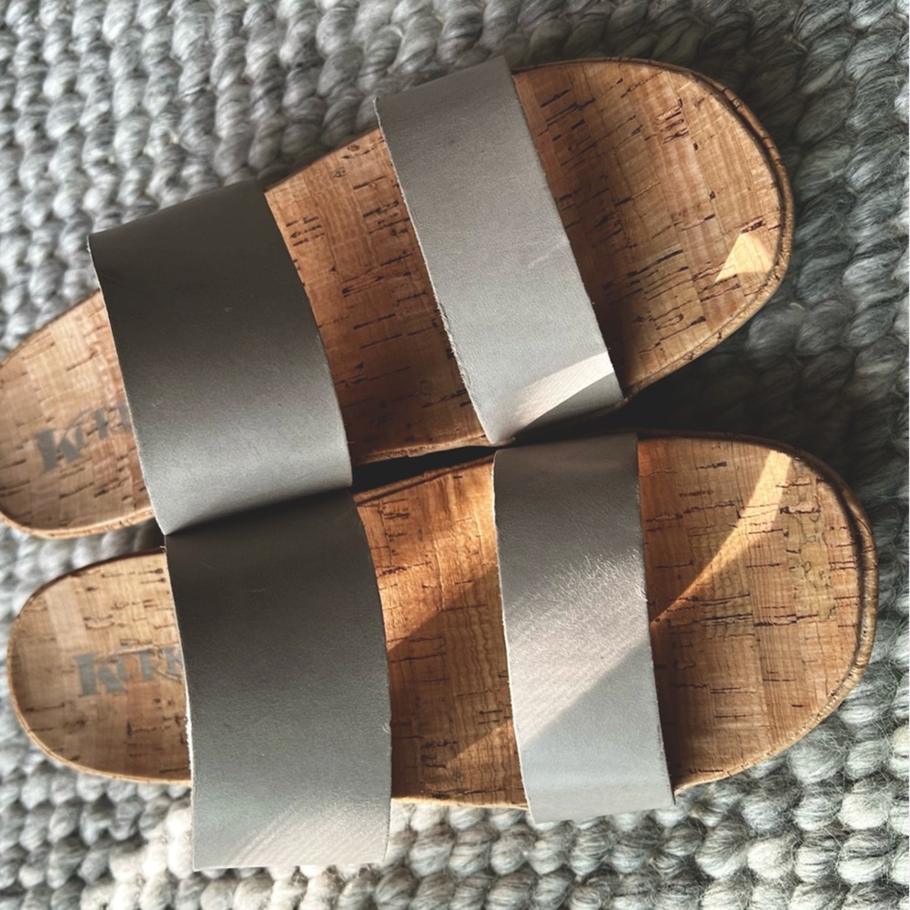 Kork easy sandals size 8